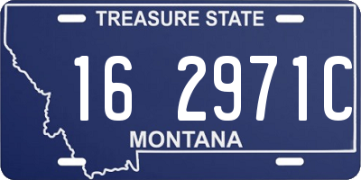 MT license plate 162971C