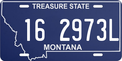 MT license plate 162973L