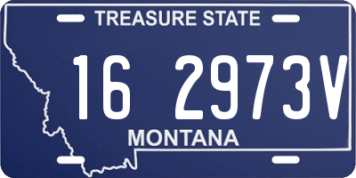 MT license plate 162973V