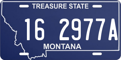 MT license plate 162977A