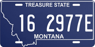 MT license plate 162977E