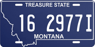 MT license plate 162977I