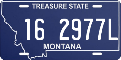 MT license plate 162977L