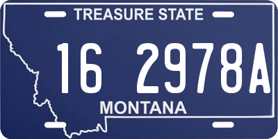 MT license plate 162978A