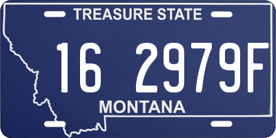 MT license plate 162979F