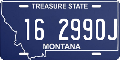 MT license plate 162990J