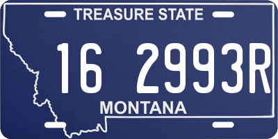 MT license plate 162993R