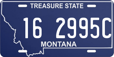 MT license plate 162995C