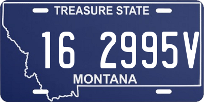 MT license plate 162995V