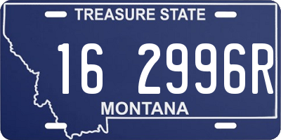 MT license plate 162996R