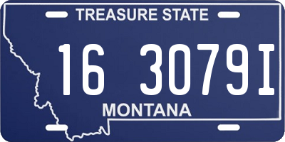 MT license plate 163079I
