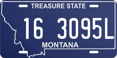 MT license plate 163095L
