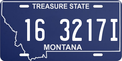 MT license plate 163217I