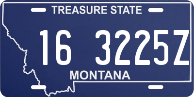 MT license plate 163225Z