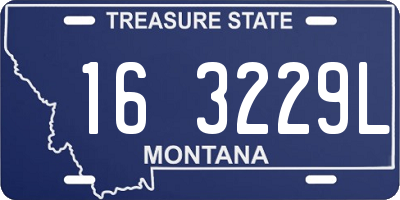 MT license plate 163229L
