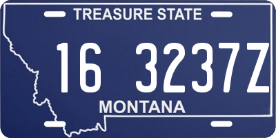 MT license plate 163237Z