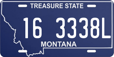 MT license plate 163338L