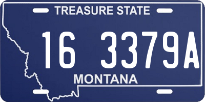 MT license plate 163379A