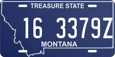 MT license plate 163379Z