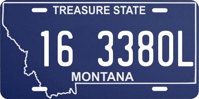 MT license plate 163380L