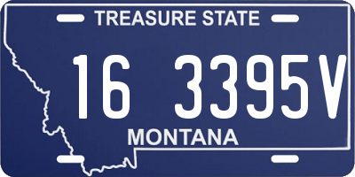 MT license plate 163395V