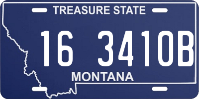 MT license plate 163410B