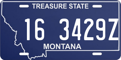 MT license plate 163429Z