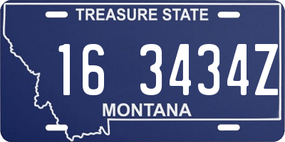 MT license plate 163434Z