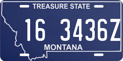 MT license plate 163436Z