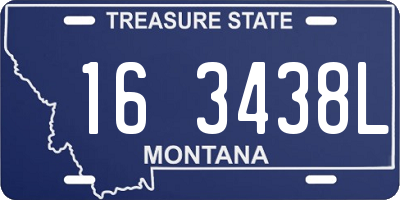 MT license plate 163438L