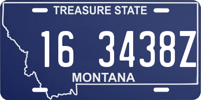 MT license plate 163438Z