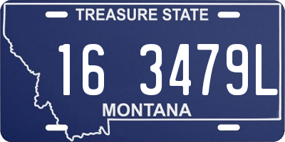 MT license plate 163479L
