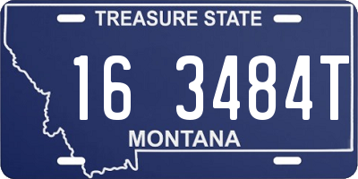 MT license plate 163484T