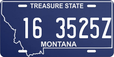MT license plate 163525Z