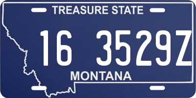 MT license plate 163529Z