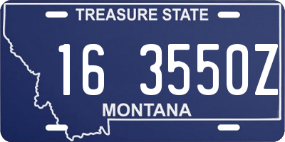 MT license plate 163550Z