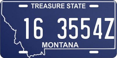 MT license plate 163554Z