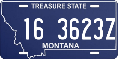 MT license plate 163623Z