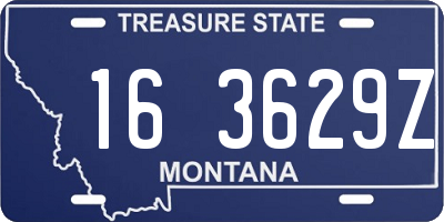 MT license plate 163629Z