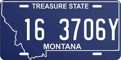 MT license plate 163706Y