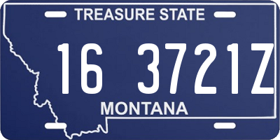 MT license plate 163721Z