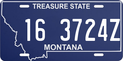 MT license plate 163724Z