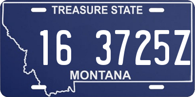 MT license plate 163725Z