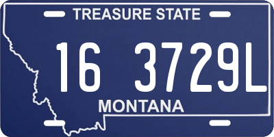 MT license plate 163729L