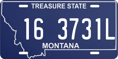 MT license plate 163731L