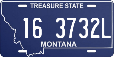MT license plate 163732L