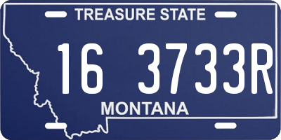 MT license plate 163733R