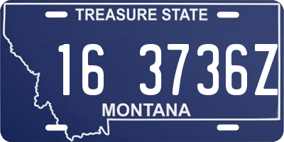 MT license plate 163736Z