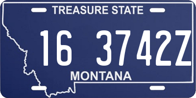 MT license plate 163742Z