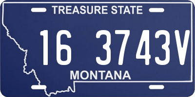 MT license plate 163743V